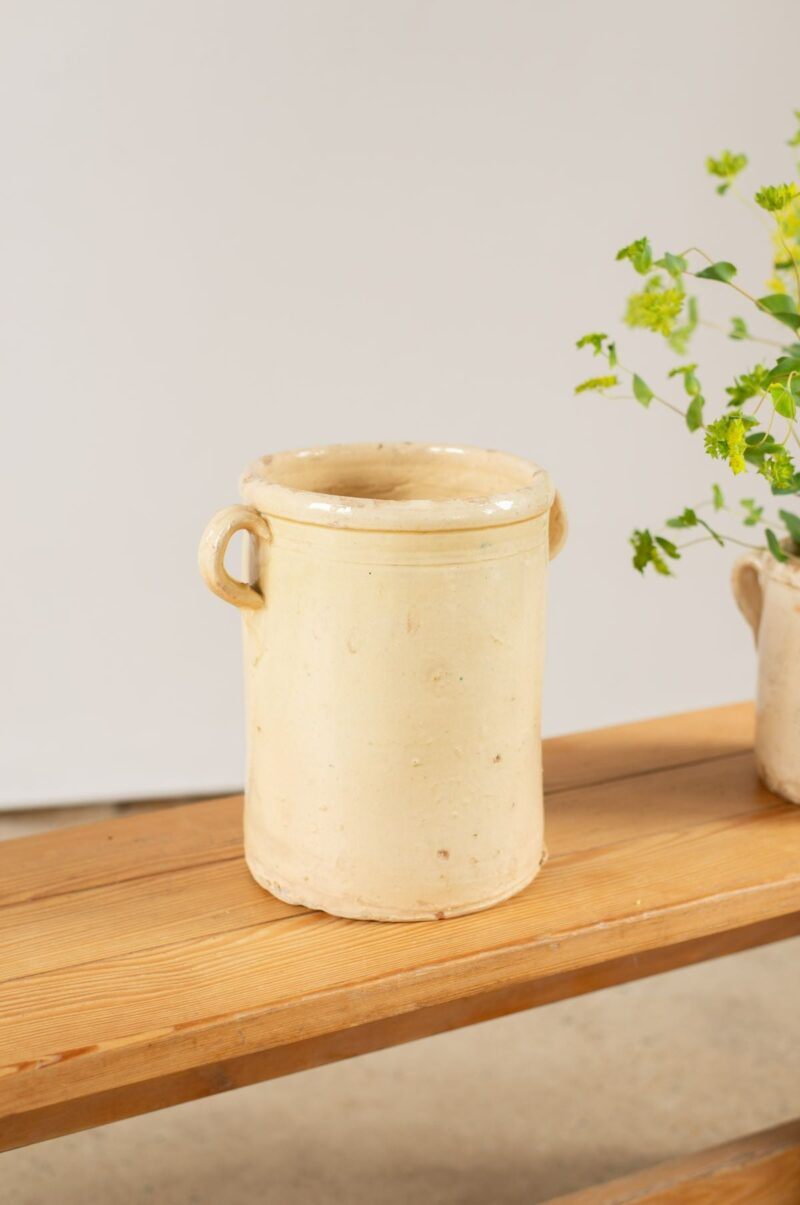 Liloh 19th-Century Italian Glazed Storage Pot with Handle – c.1880 - Image 2