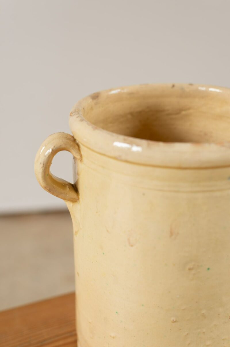 Liloh 19th-Century Italian Glazed Storage Pot with Handle – c.1880 - Image 3