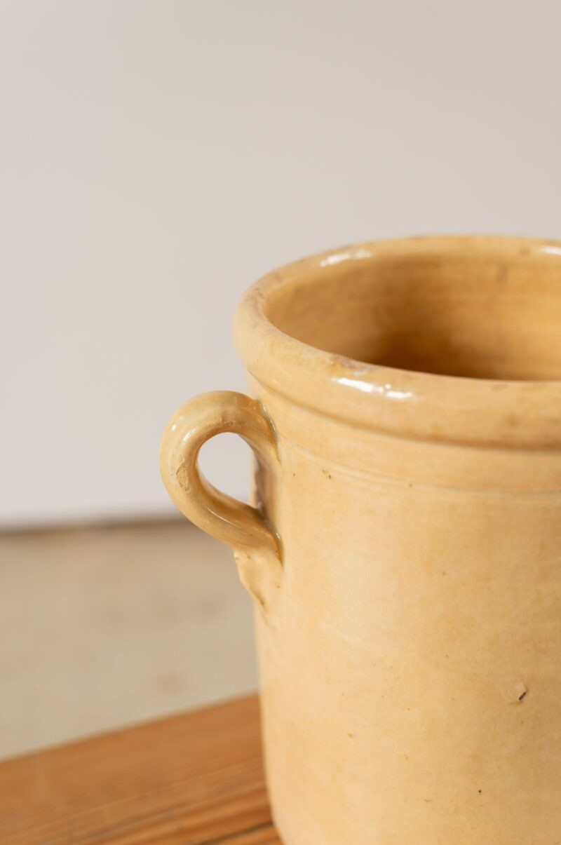 Liloh 19th-Century Italian Glazed Storage Pot with Handle – c.1880 - Image 4