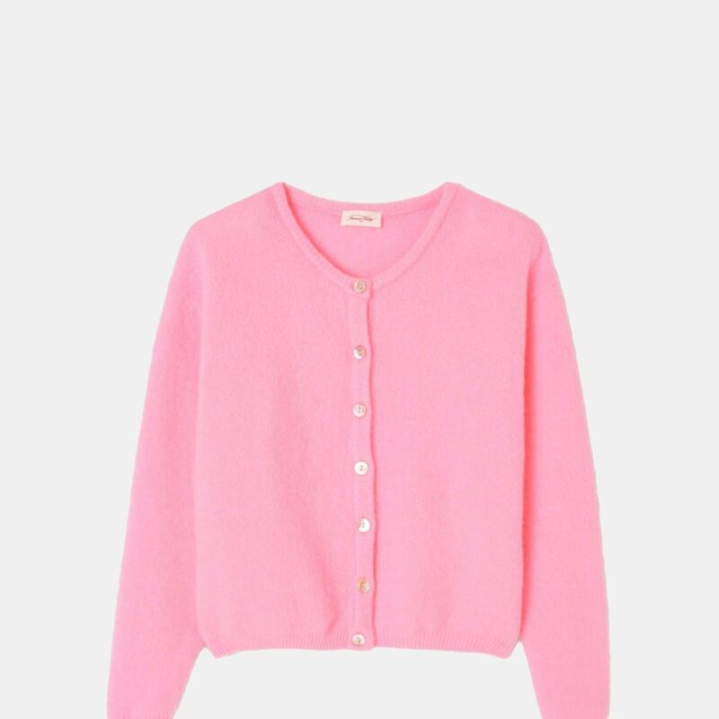 Liloh Vitow Lightweight Cardigan – Rose Chine Pink