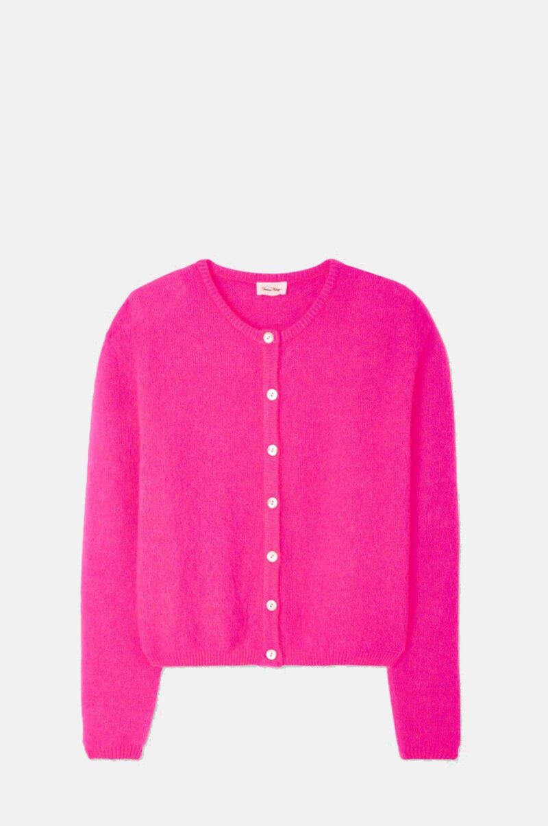 Liloh Vitow Lightweight Cardigan – Rose Fluo Chine