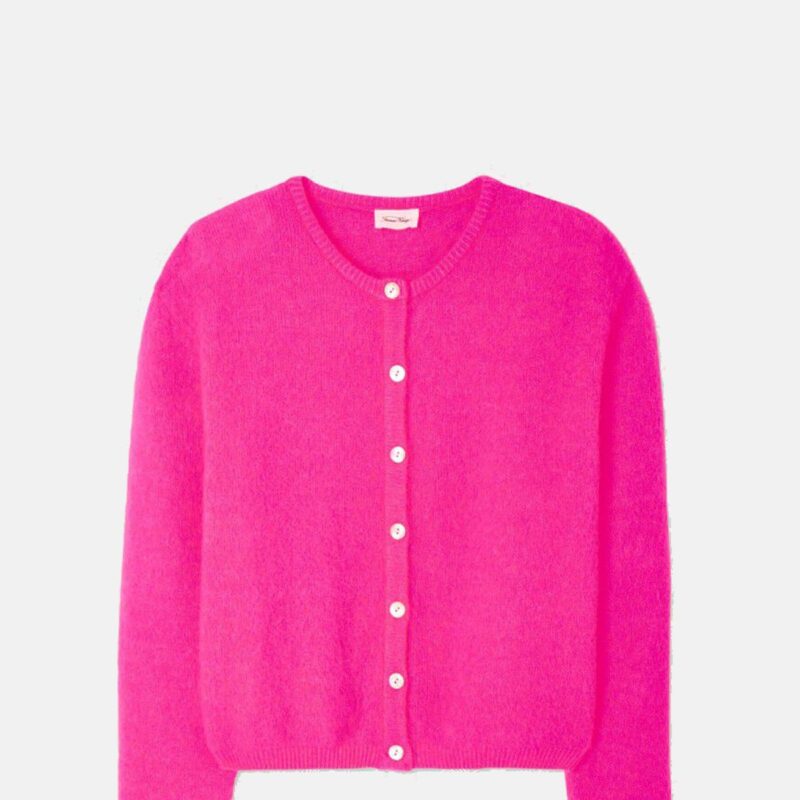 Liloh Vitow Lightweight Cardigan – Rose Fluo Chine