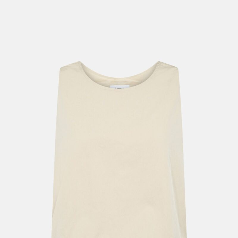 Liloh Lea Lightweight Beach Top – Sand Beige