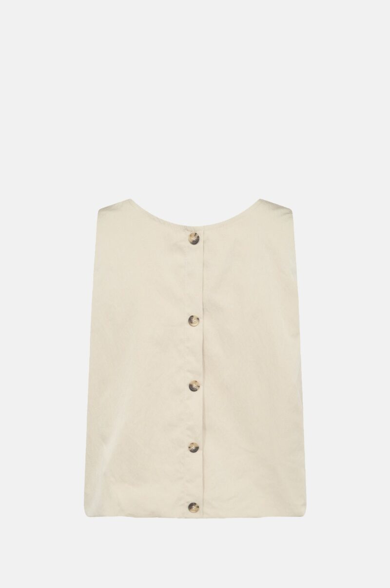 Liloh Lea Lightweight Beach Top – Sand Beige - Image 4