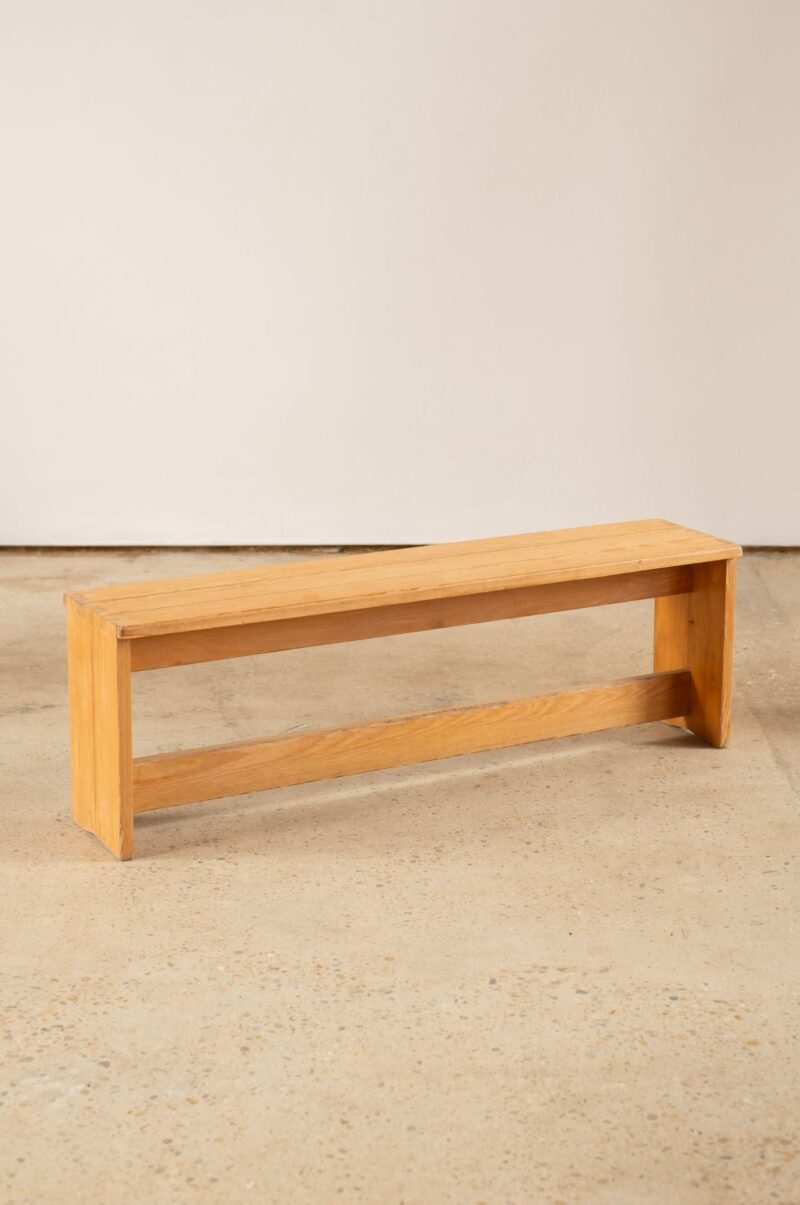Liloh Vintage Three-Plank Pine Benches with Box Joints – c.1960 - Image 6