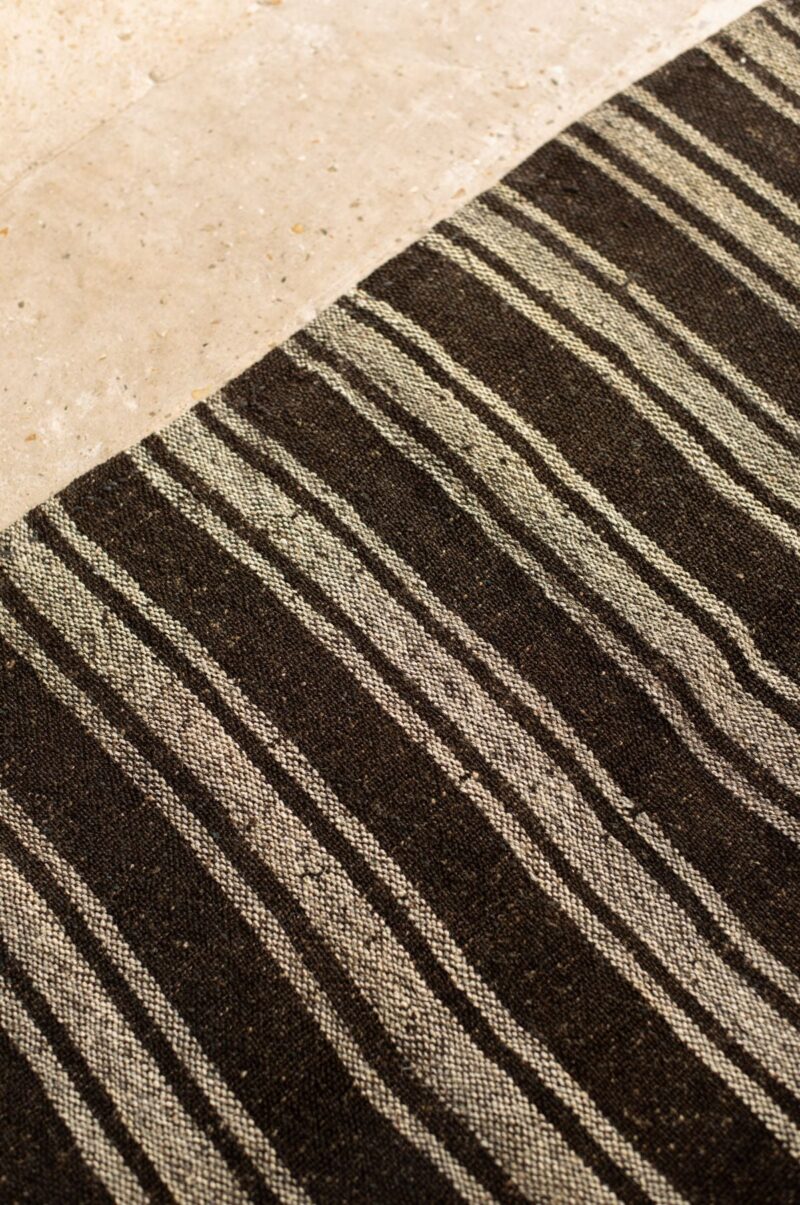 Liloh Vintage Goathair & Wool Kilim Rug – Turkey c.1960 - Image 2